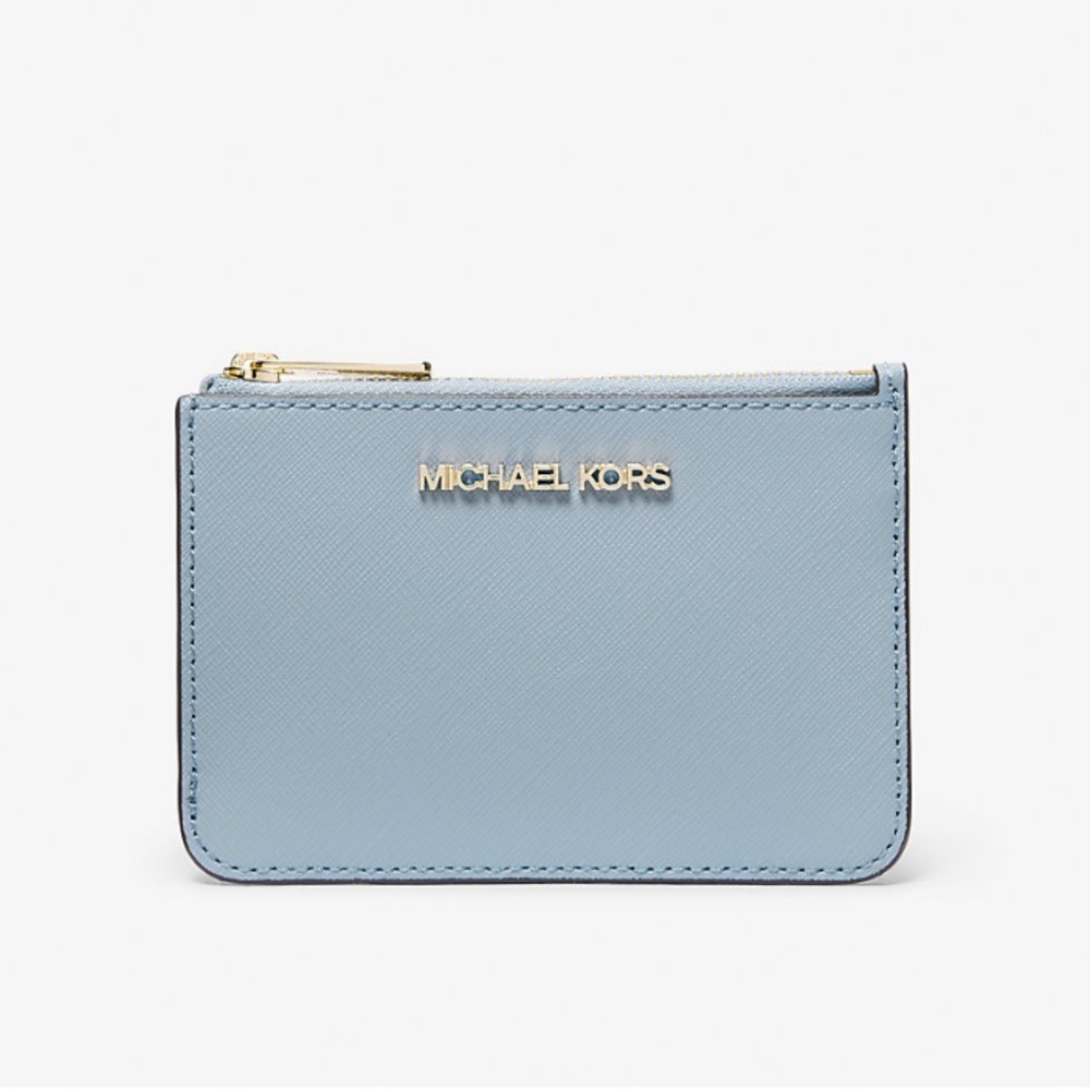 Jet Set Travel Small Saffiano Leather Coin Pouch - Picture 1 of 7